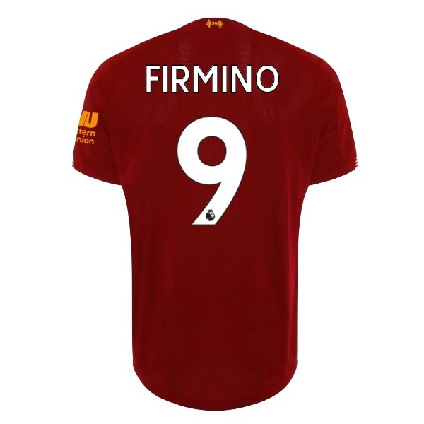 Camiseta Liverpool NO.9 Firmino Primera equipación 2019-2020 Rojo